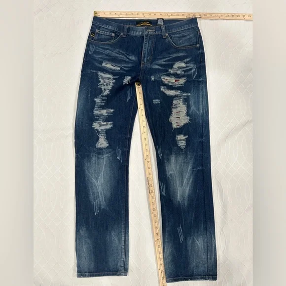 Maxi Milian New York Distressed Jeans Men’s 36/34 - Picture 11 of 11